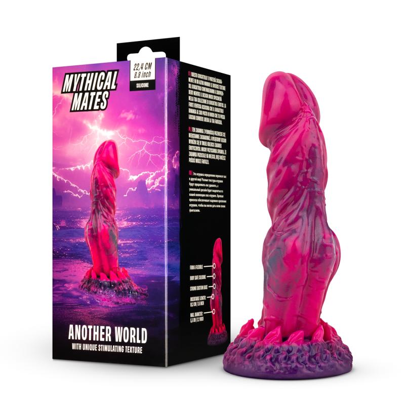 Mythical Mates - Another World Dildo & Paars - Roze