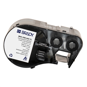 Brady M4C-250-342-YL tape krimpkous zwart op geel | 11,15 mm x 2,13 m (origineel)