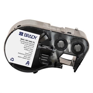 Brady M4C-187-342-YL tape krimpkous zwart op geel | 8,50 mm x 2,13 m (origineel)