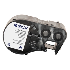 Brady M4C-187-342 tape krimpkous zwart op wit | 8,50 mm x 2,13 m (origineel)