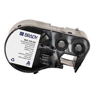 Brady M4C-125-342 tape krimpkous zwart op geel | 6,00 mm x 2,13 m (origineel)