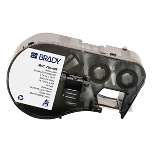 Brady M4C-750-499 nylon labels zwart op wit | 19,05 mm x 4,88 m (origineel)