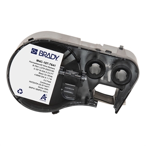 Brady M4C-187-7641 tape krimpkous zwart op wit | 8,50 mm x 2,13 m (origineel)