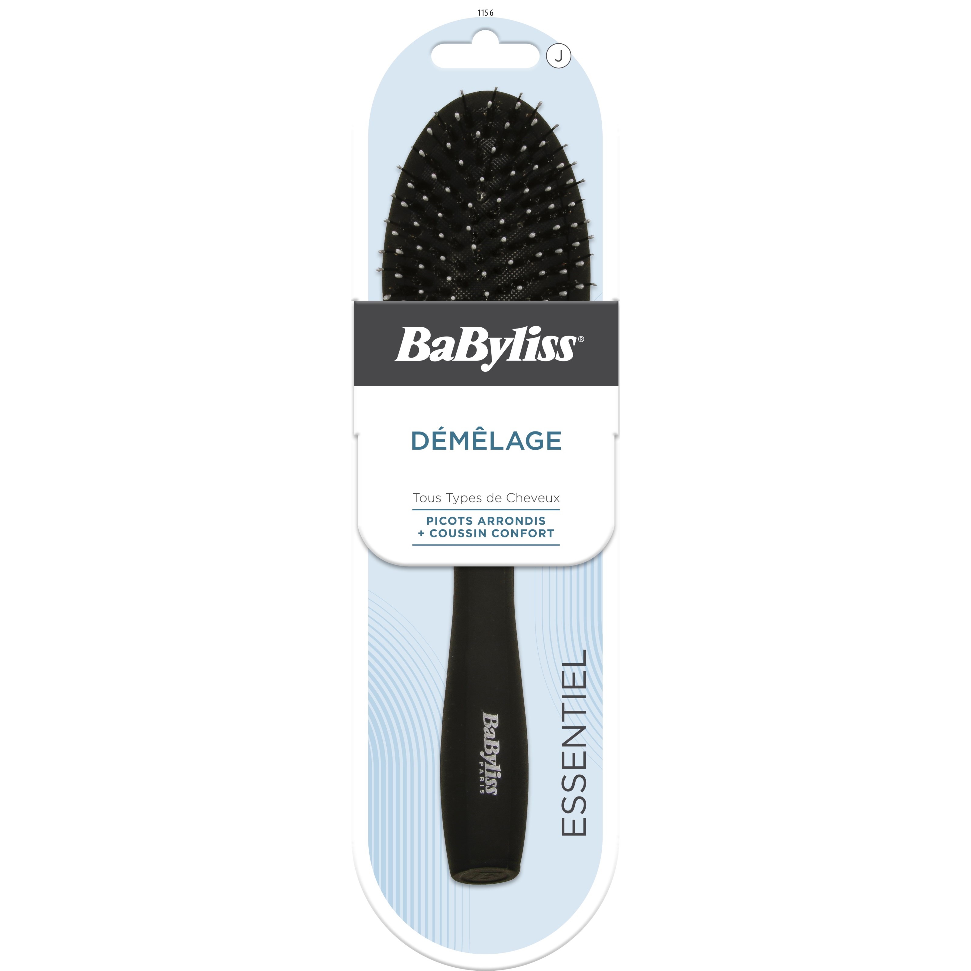 Babyliss Large Paddle Brush Black