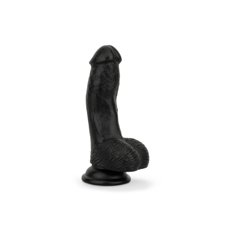 EasyToys Dildo met ballen 12 cm - Zwart