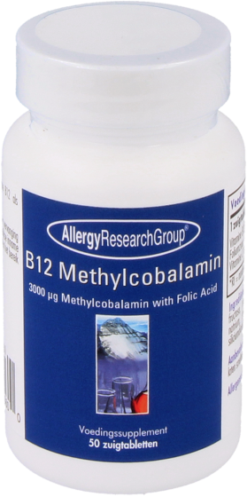 Allergy Research Group B12 Methylcobalamin with Folic Acid (50 Lozenges) - Allergy Research