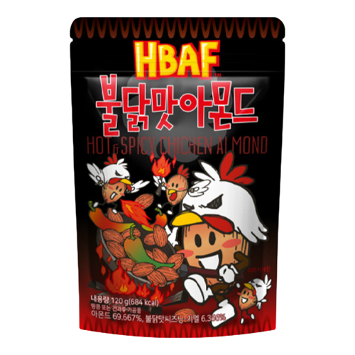 HBAF - Hot & Spicy Chicken Almond - 120g