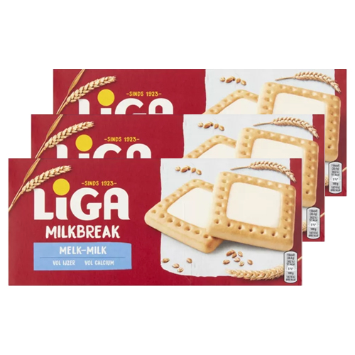 Liga - Milkbreak Melk - 3x 245g