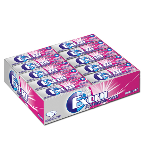 Wrigley&apos;s - Extra Professional White Bubblemint - 30x 10 stuks