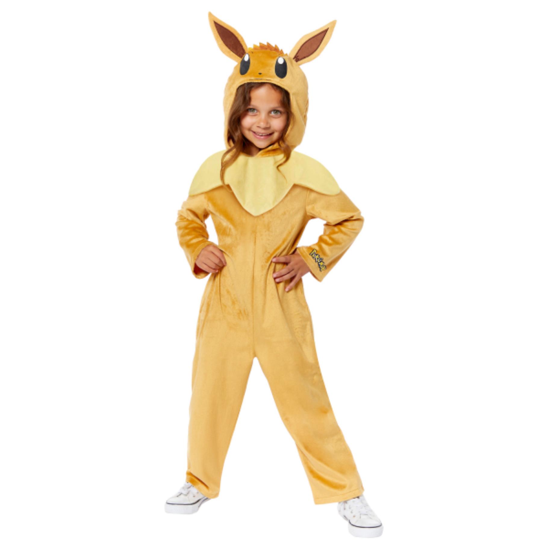 Top1Toys Kostuum Pokemon Eevie Jumpsuit 4-6 Jaar