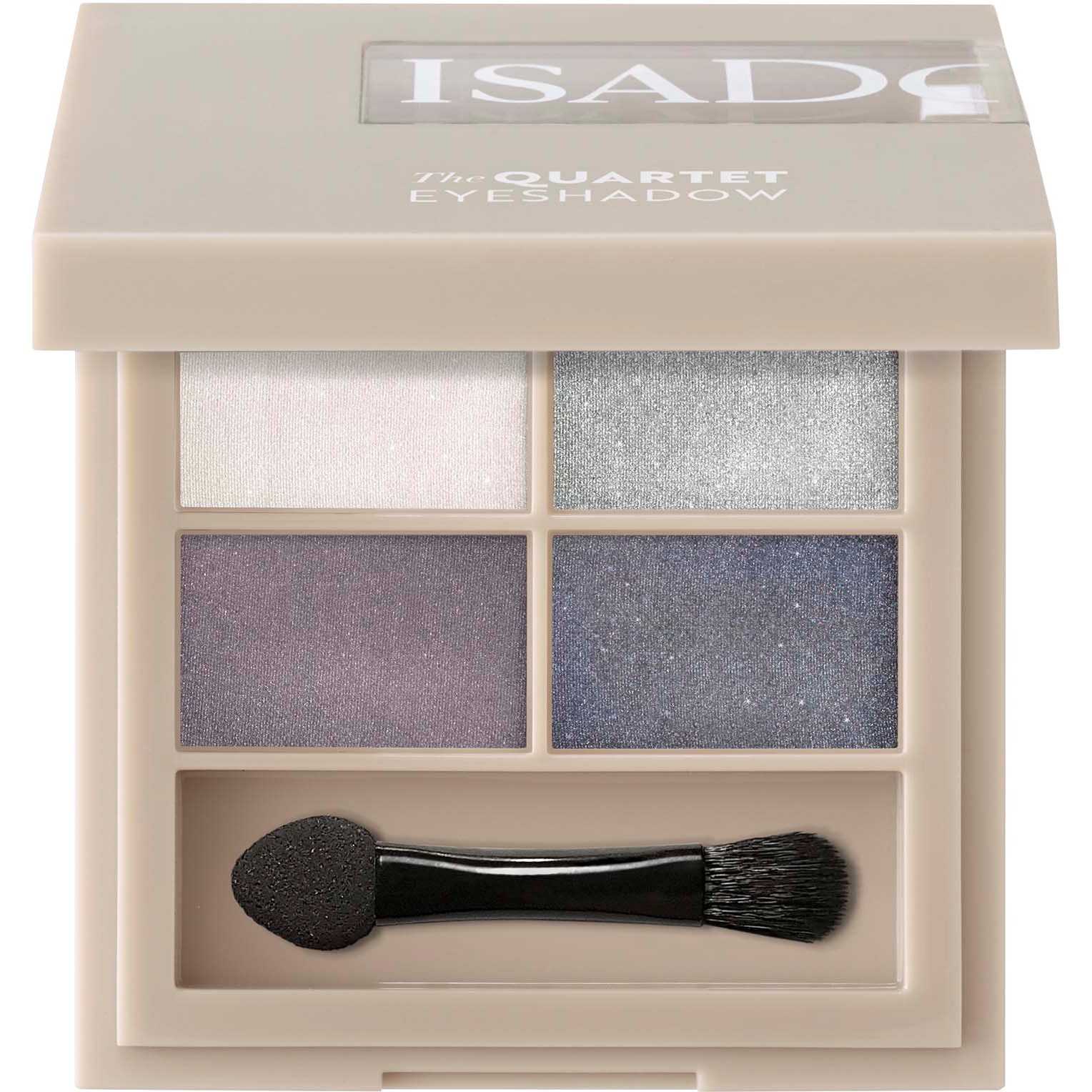 IsaDora The Eyeshadow Quartet 12 Crystal Mauve - Grijs