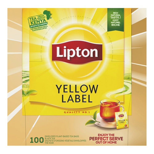 Lipton - Feel Good Selection Zwarte Thee Yellow Label - 100 zakjes