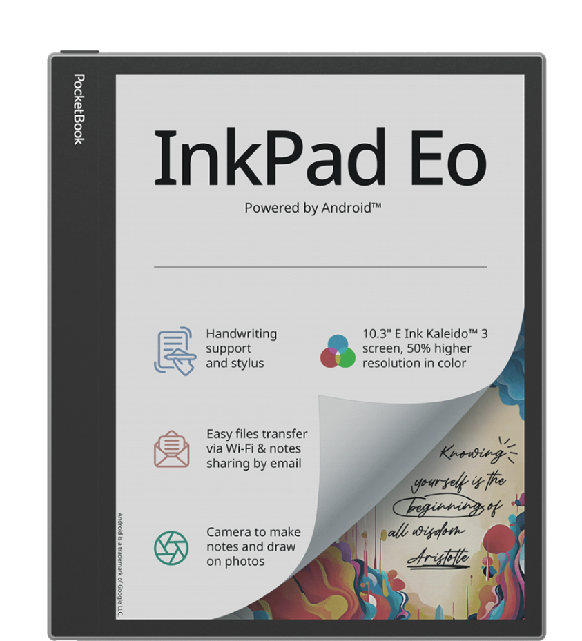 PocketBook InkPad Eo e-Reader grijs