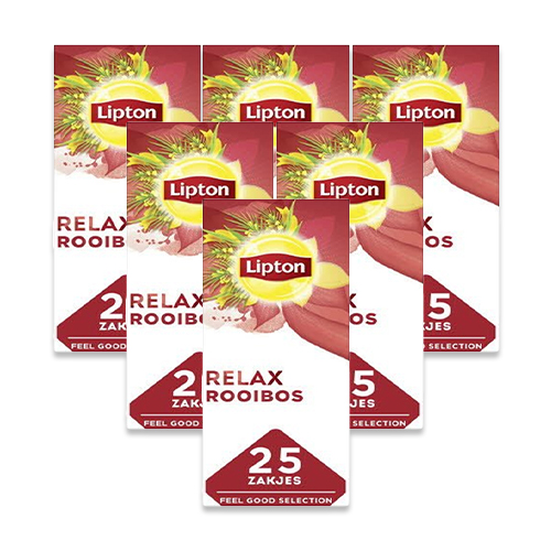 Lipton - Feel Good Selection Rooibos - 6x 25 zakjes