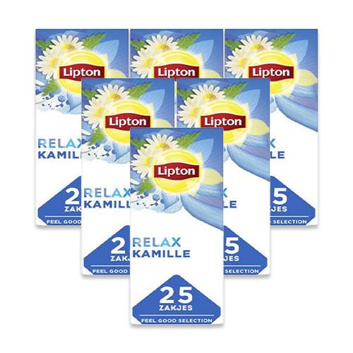 Lipton - Feel Good Selection Kamille Thee - 6x 25 zakjes