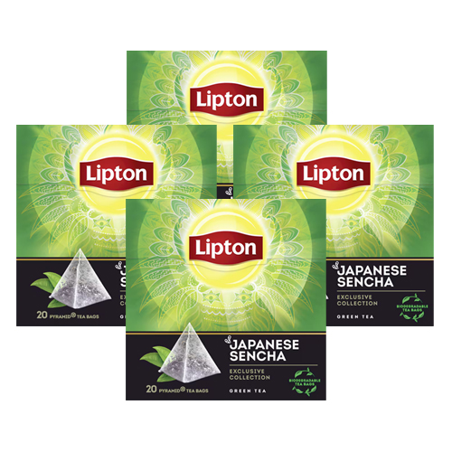 Lipton - Groene Thee Japanese Sencha - 4x 20 zakjes