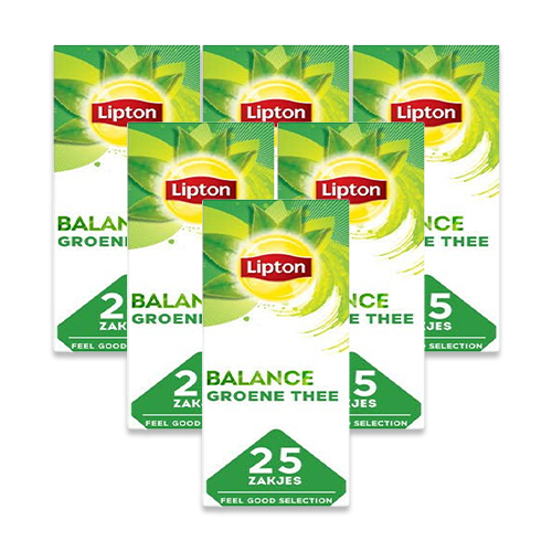 Lipton - Feel Good Selection Groene Thee - 6x 25 zakjes