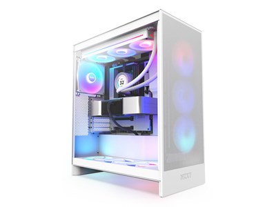 NZXT H7 Flow RGB Midi Tower Wit