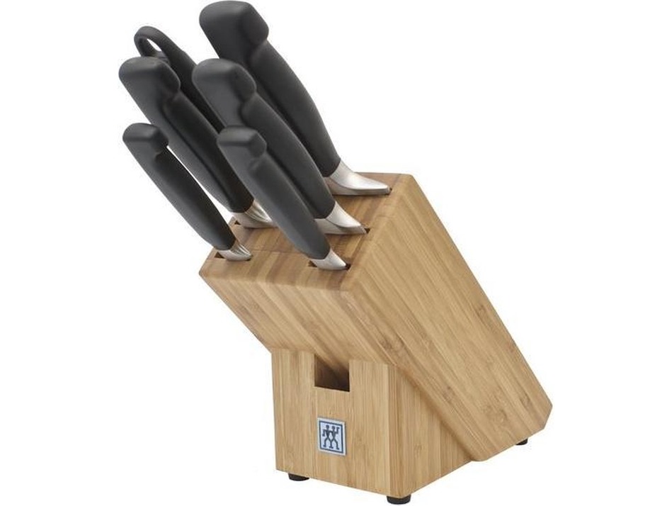 Zwilling 4 Star Messenblok bamboe 7-delig | Keukenmessen | 4009839274374