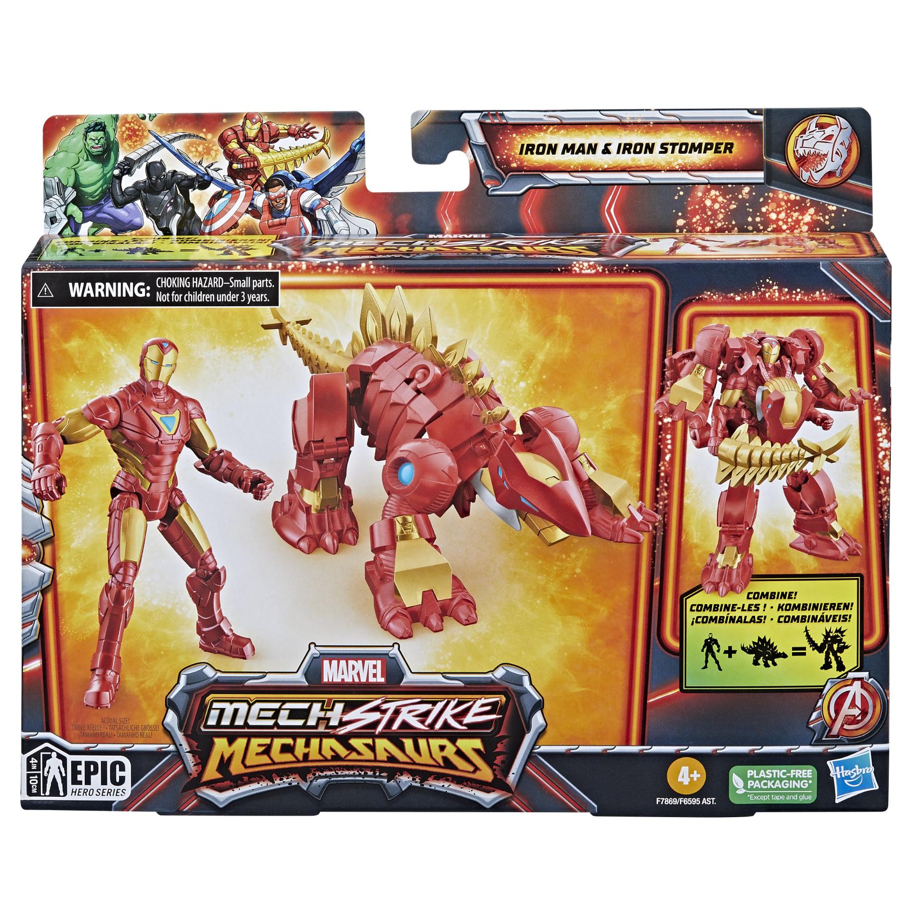 Spinmaster Marvel Mech Strike Iron Man 10 cm