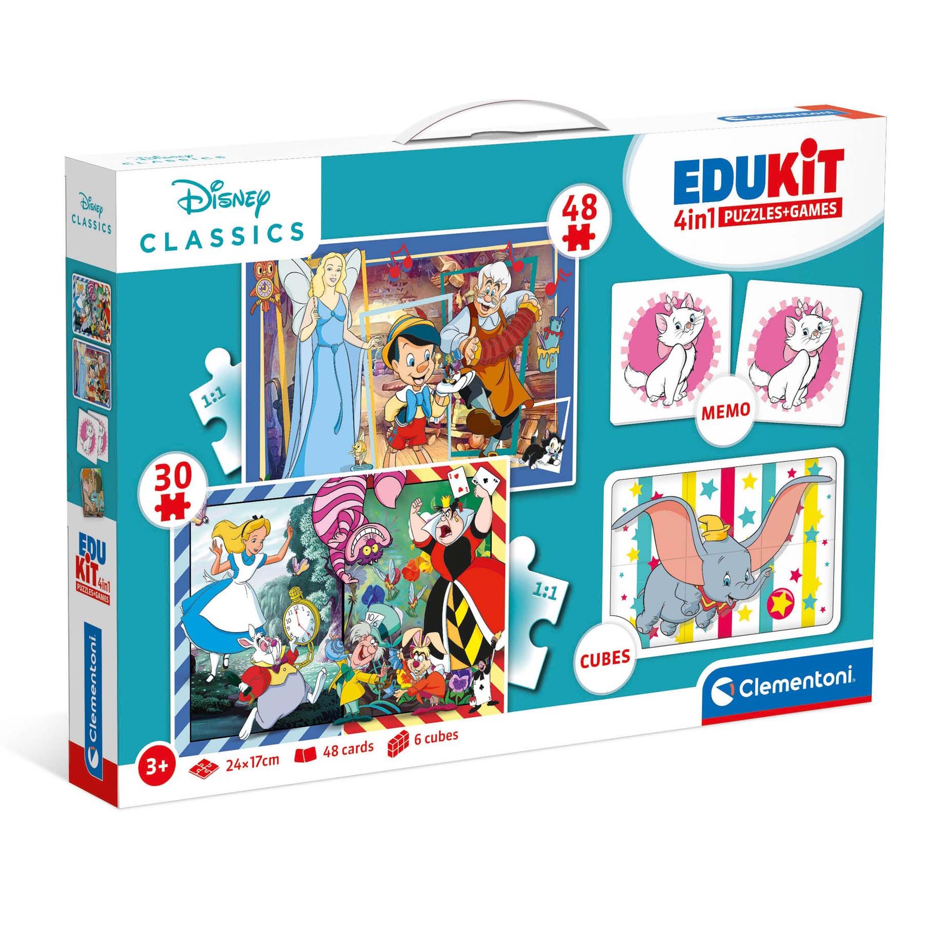 Top1Toys Clementoni edukit 4in1 disney classics