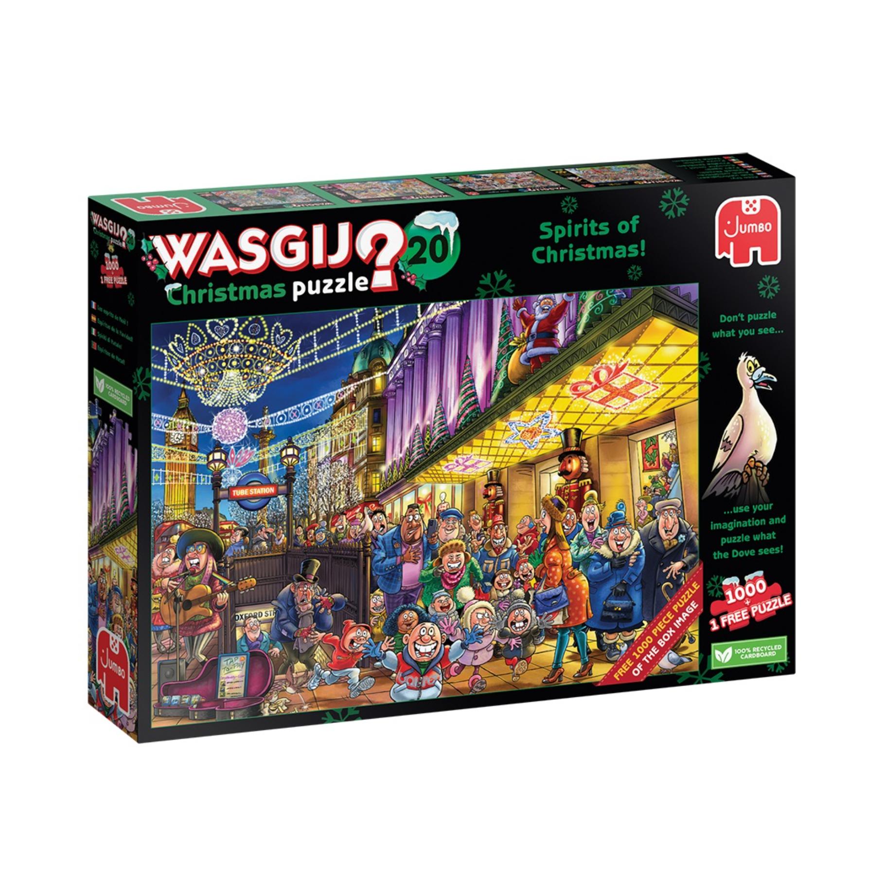 Top1Toys Puzzel Wasgij kerstmis 20 2 x 1000 stukjes