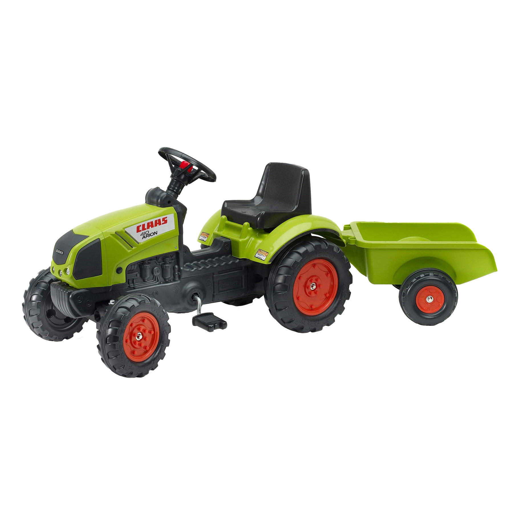 Top1Toys Tractor Claas met aanhanger 132 x 42 x 53 Cm