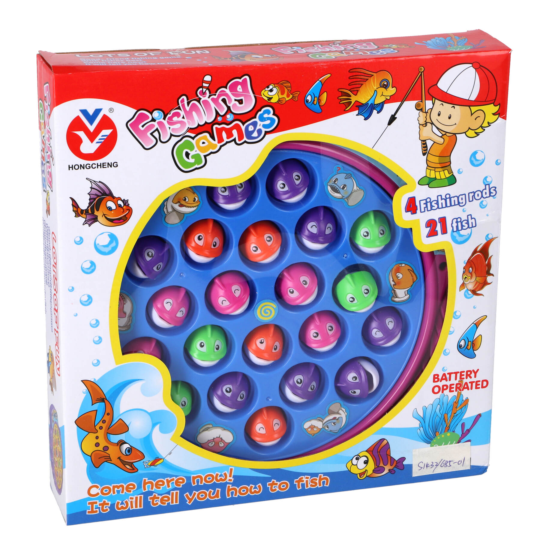 Top1Toys Spel Vissen Vangen 21 Stuks