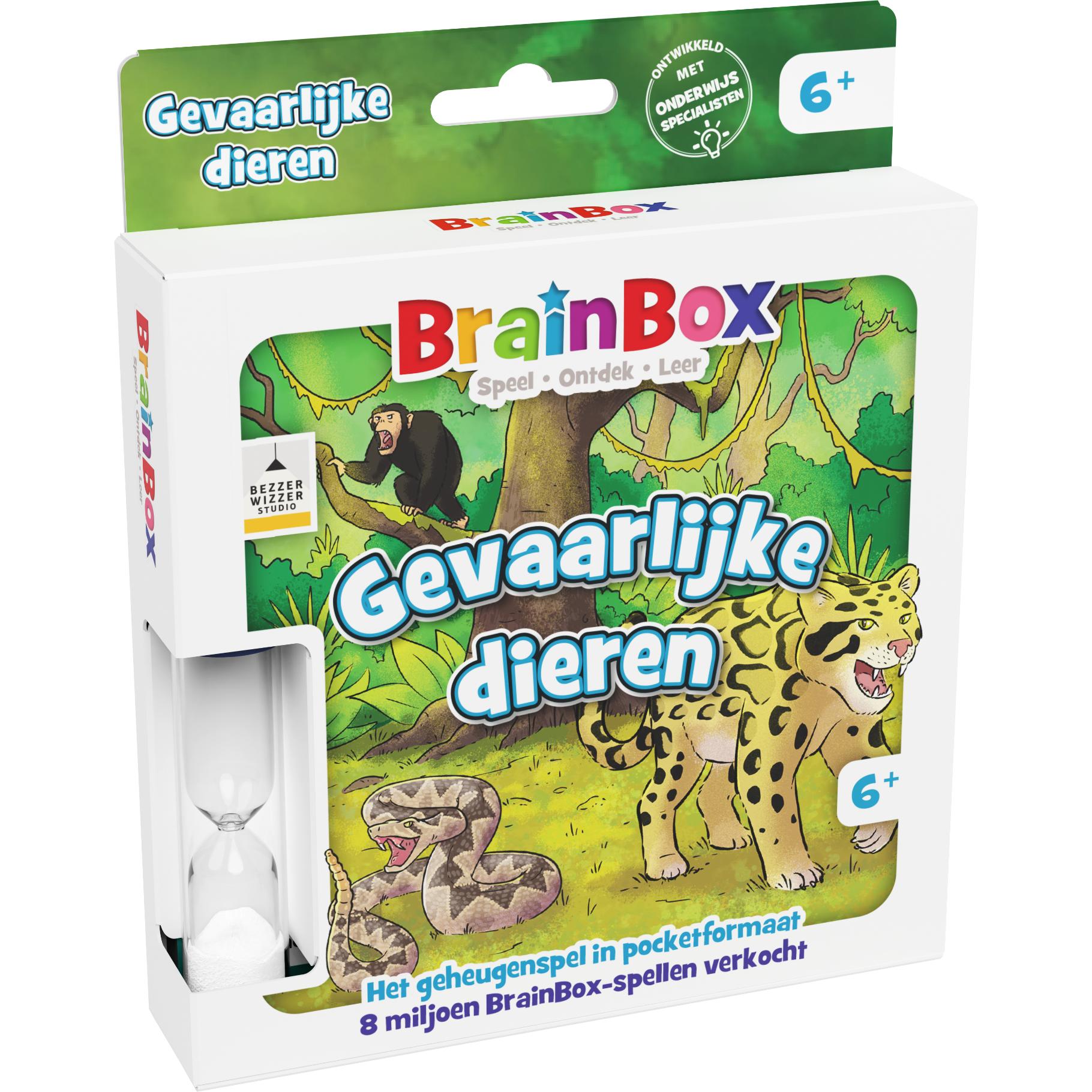 Top1Toys Spel Brainbox Pocket Gevaarlijke dieren