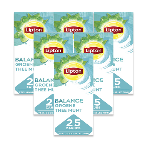 Lipton -Feel Good Selection Groene Thee Munt - 6x 25 zakjes