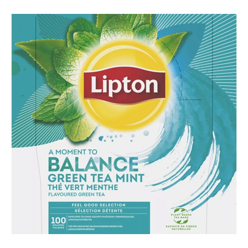 Lipton - Feel Good Selection Groene Thee Munt - 100 zakjes