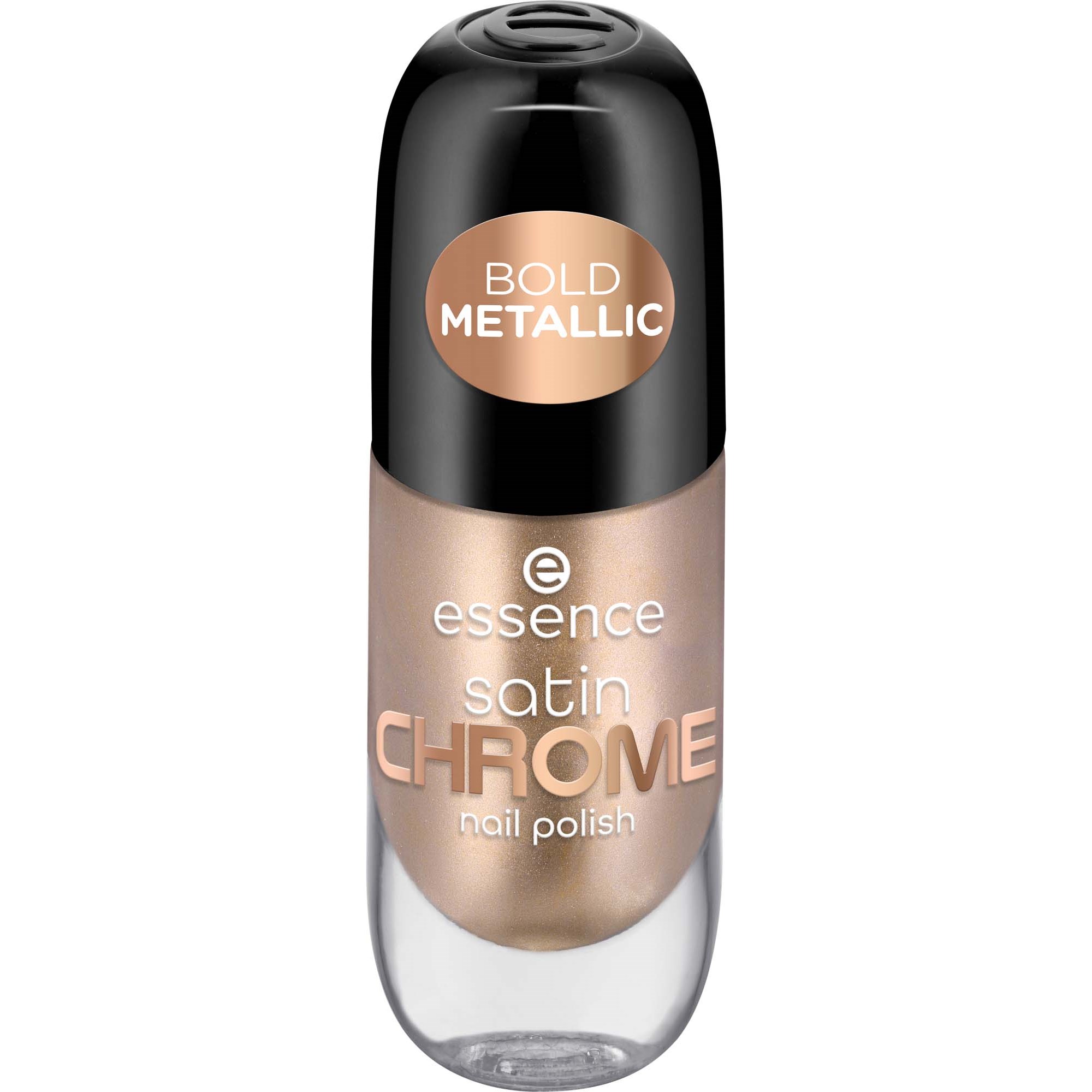 Essence Satin Chrome Nail Polish 01 Robotic Rose