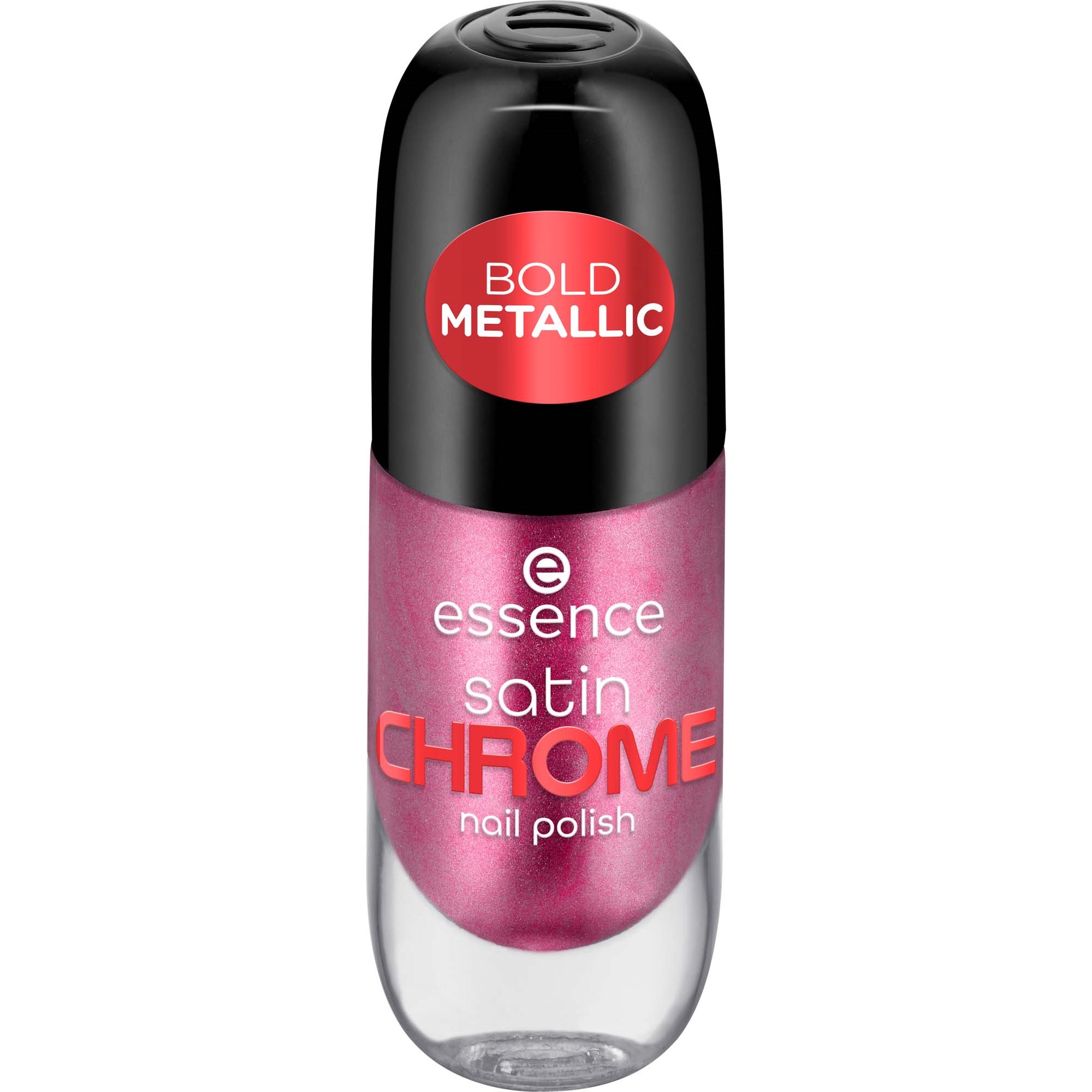 Essence Satin Chrome Nail Polish 03 Meta Maroon