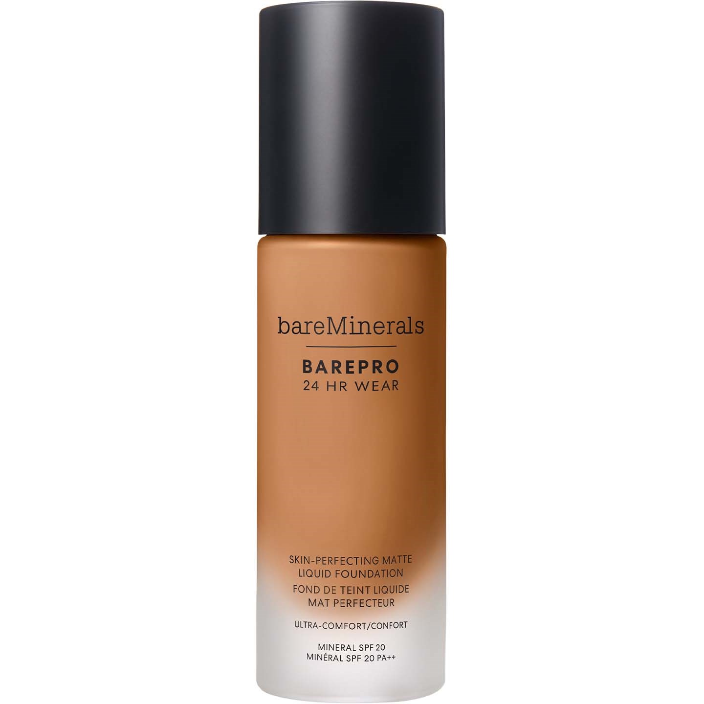 bareMinerals BarePro 24H Matte Liquid Foundation Medium Deep 46 N - Bruin