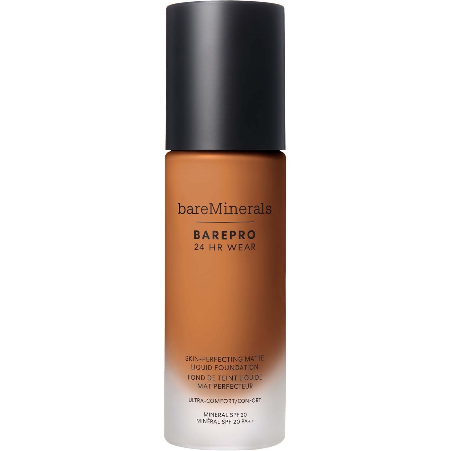 bareMinerals BarePro 24H Matte Liquid Foundation Medium Deep 46 W - Bruin