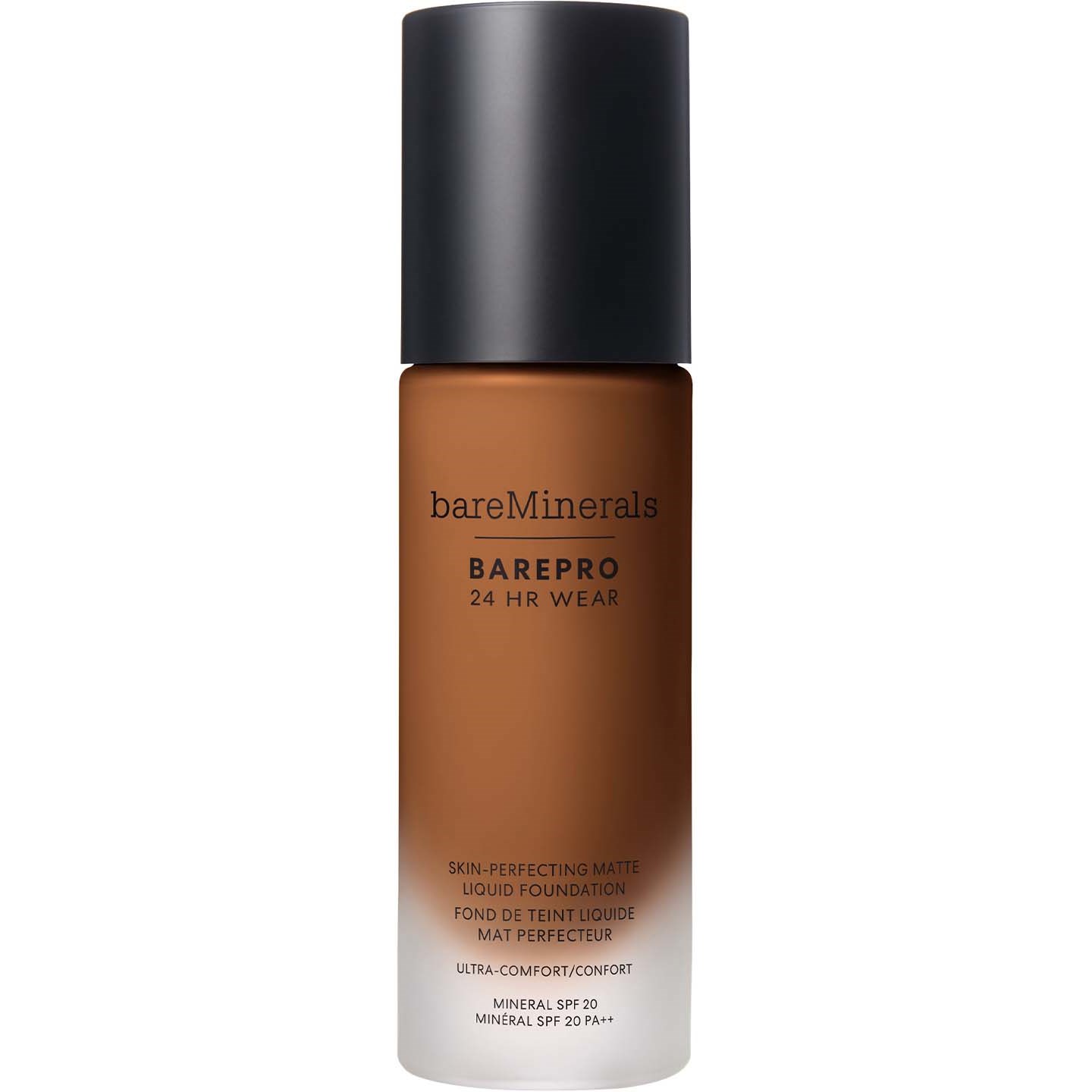 bareMinerals BarePro 24H Matte Liquid Foundation Deep 55 Warm - Bruin