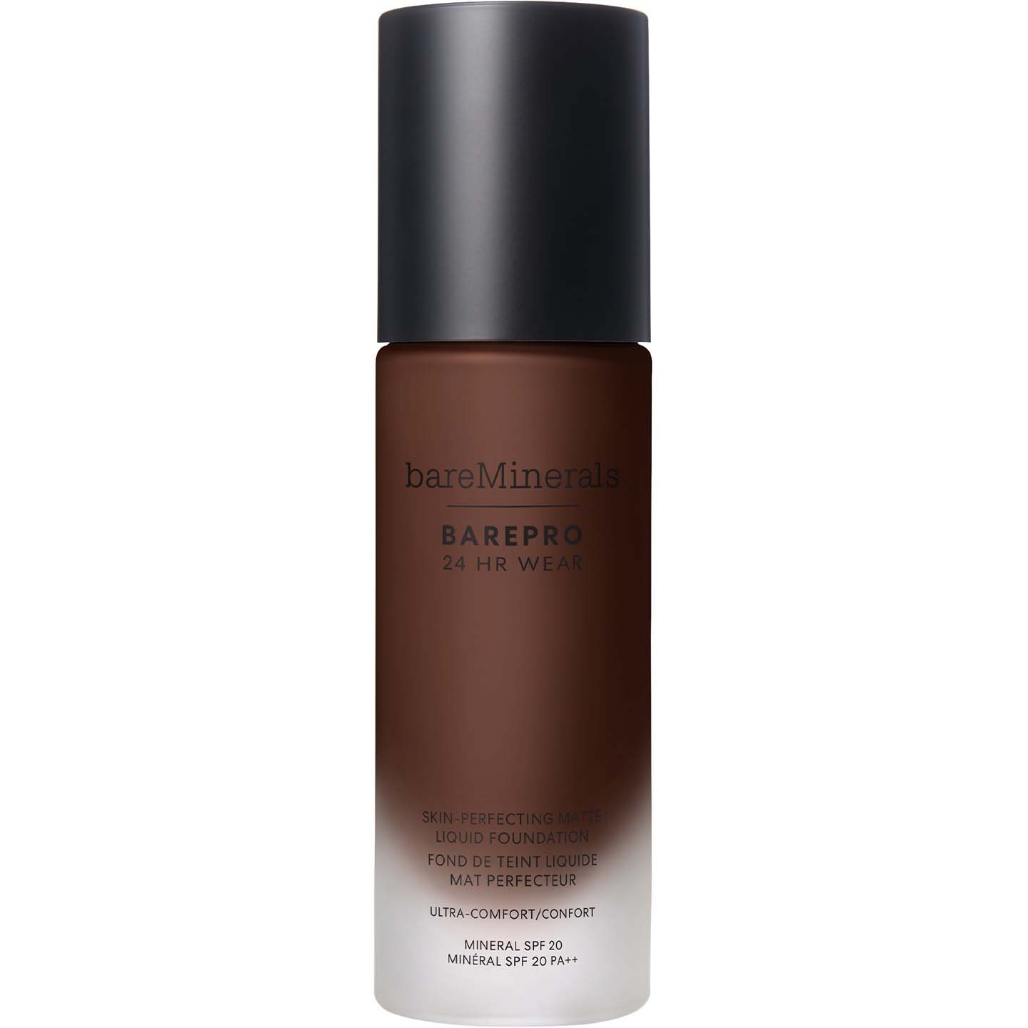 bareMinerals BarePro 24H Matte Liquid Foundation Deep 65 Neutral - Bruin