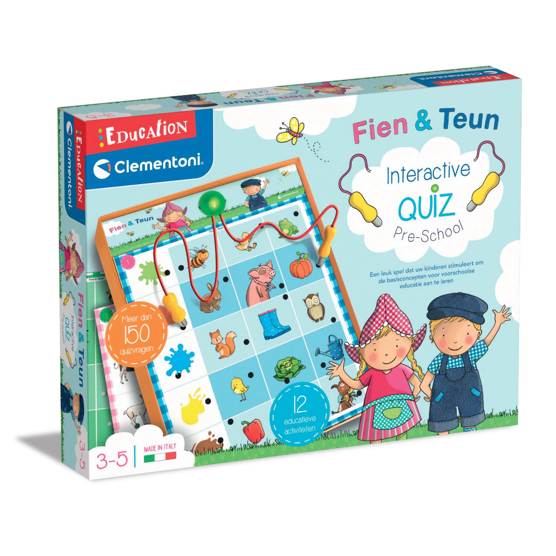 Top1Toys Clementoni fien en teun interactieve quiz junior