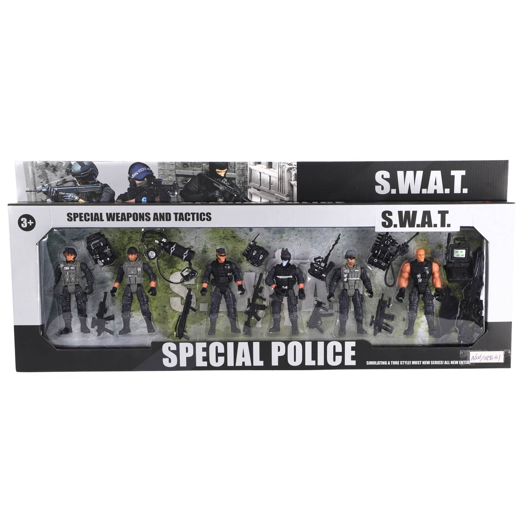 Top1Toys Politie figuren set 6 stuks