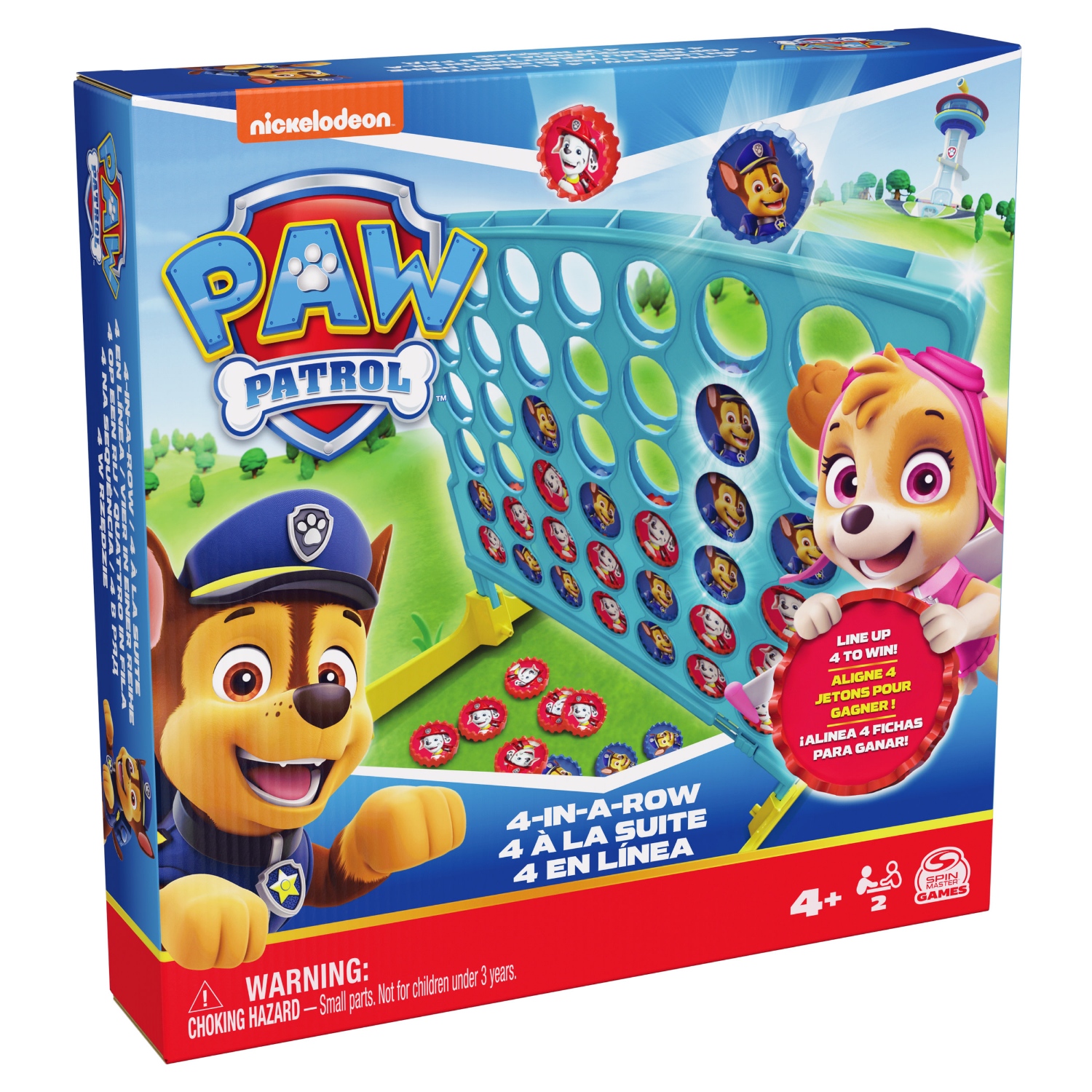 Top1Toys Paw Patrol Four In A Row - Kinderspel