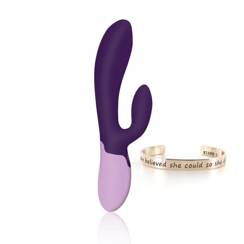 Rianne S RS - Essentials - Xena Verwarmende Rabbit Vibrator - Paars