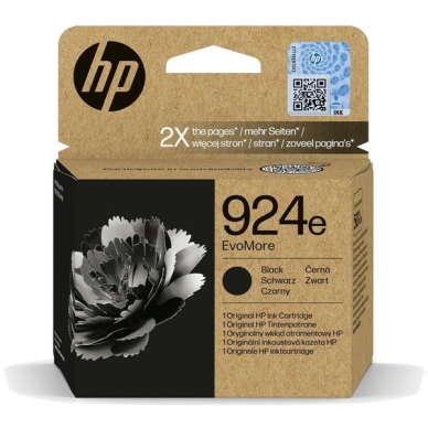 HP HP 924E (XL) Inktpatroon zwart 4K0V0NE Replace: N/A