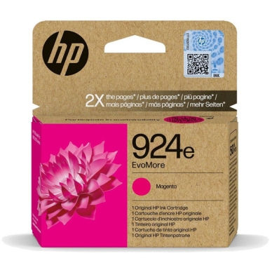 HP HP 924E (XL) Inktpatroon Magenta 4K0U8NE Replace: N/A