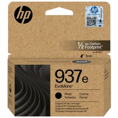 HP HP 937E (XL) Inktcartridge zwart 4S6W9NE Replace: N/A