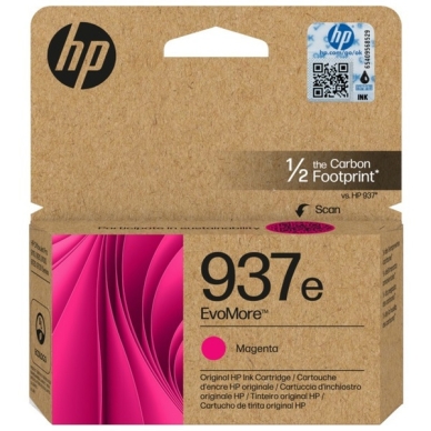 HP HP 937E (XL) Inktcartridge magenta 4S6W7NE Replace: N/A