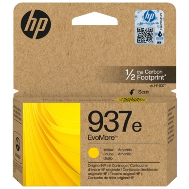 HP HP 937E (XL) Inktcartridge geel 4S6W8NE Replace: N/A