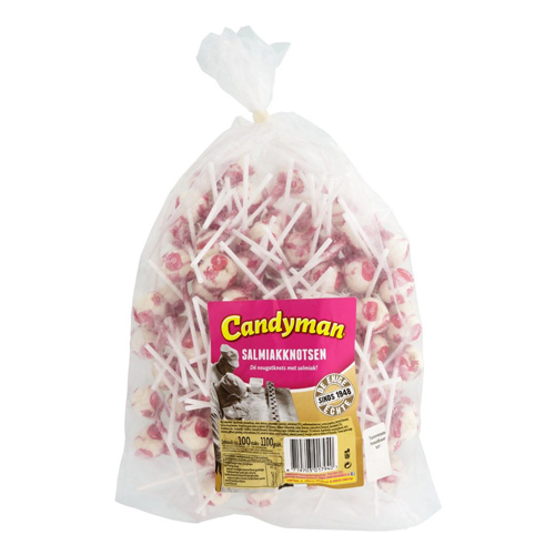 Candyman - Salmiakknotsen - 100 stuks