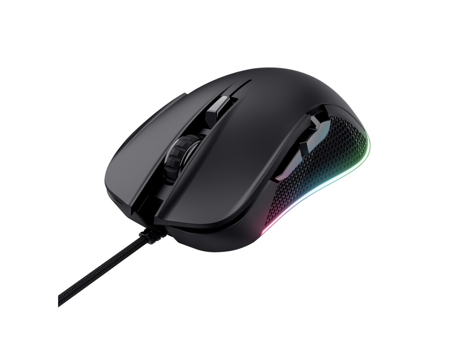 Trust GXT 922 YBAR Gaming Mouse Eco | Muizen | 8713439247299 - Zwart