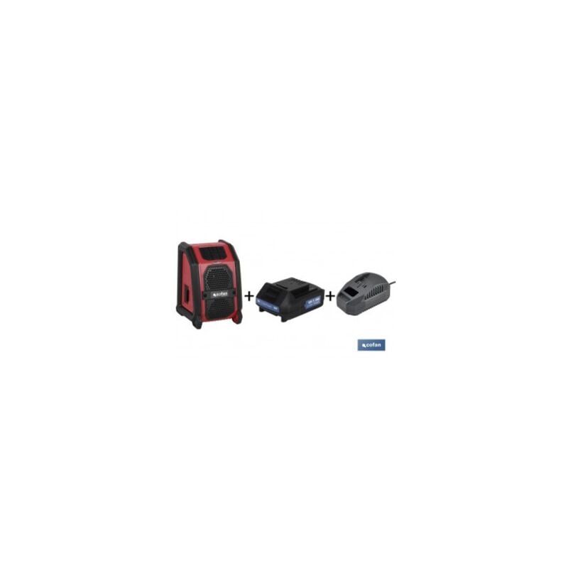 Pack de altavoz bluetooth, bateria 1.5ah y cargador