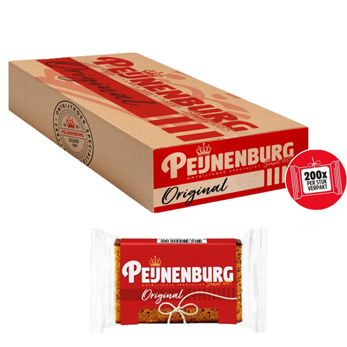 Peijnenburg - Ontbijtkoek (per stuk verpakt) - 200x 28g